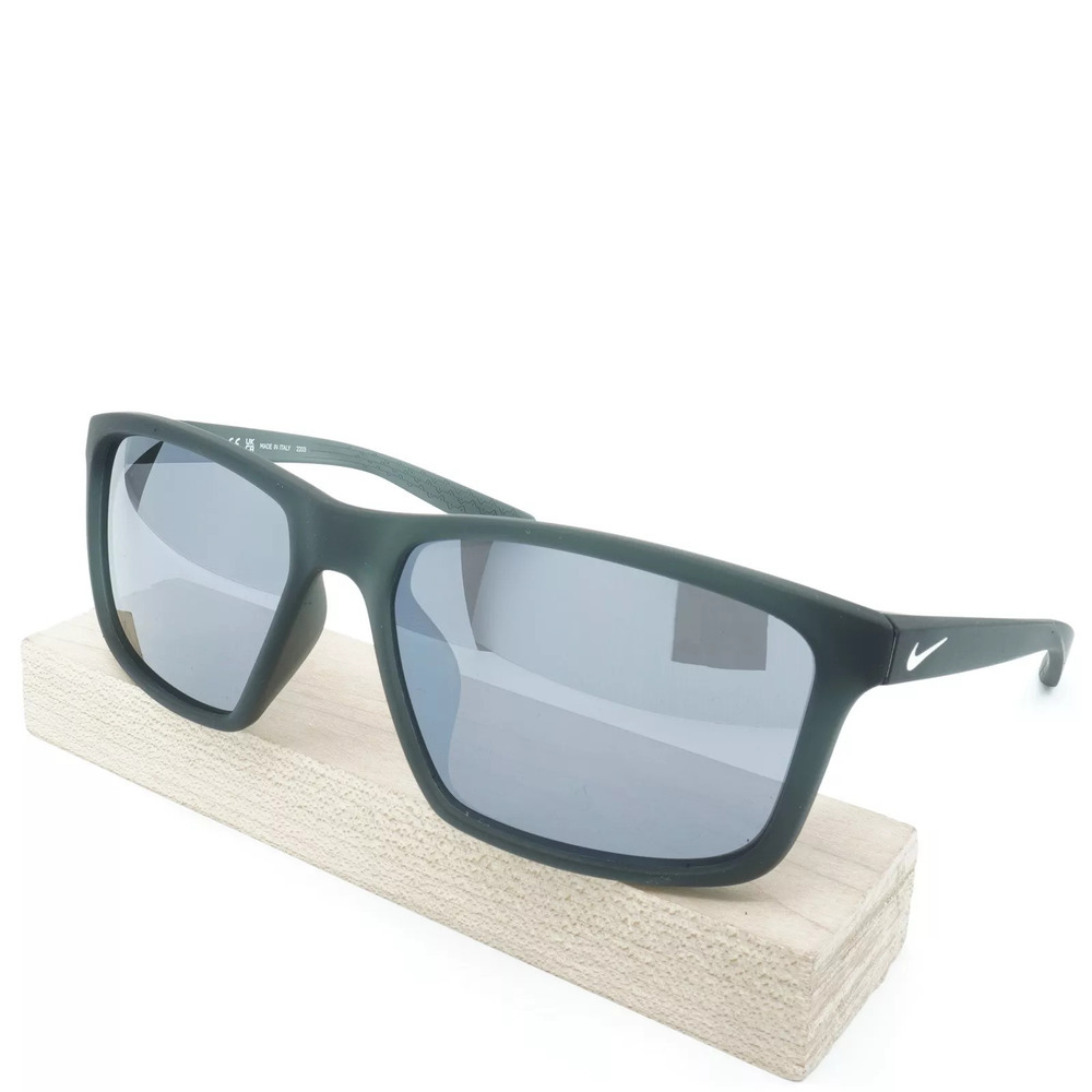 NWT Nike VALIANT-MI-CW4645-061 Matte Anthracite Square 60mm Sunglasses